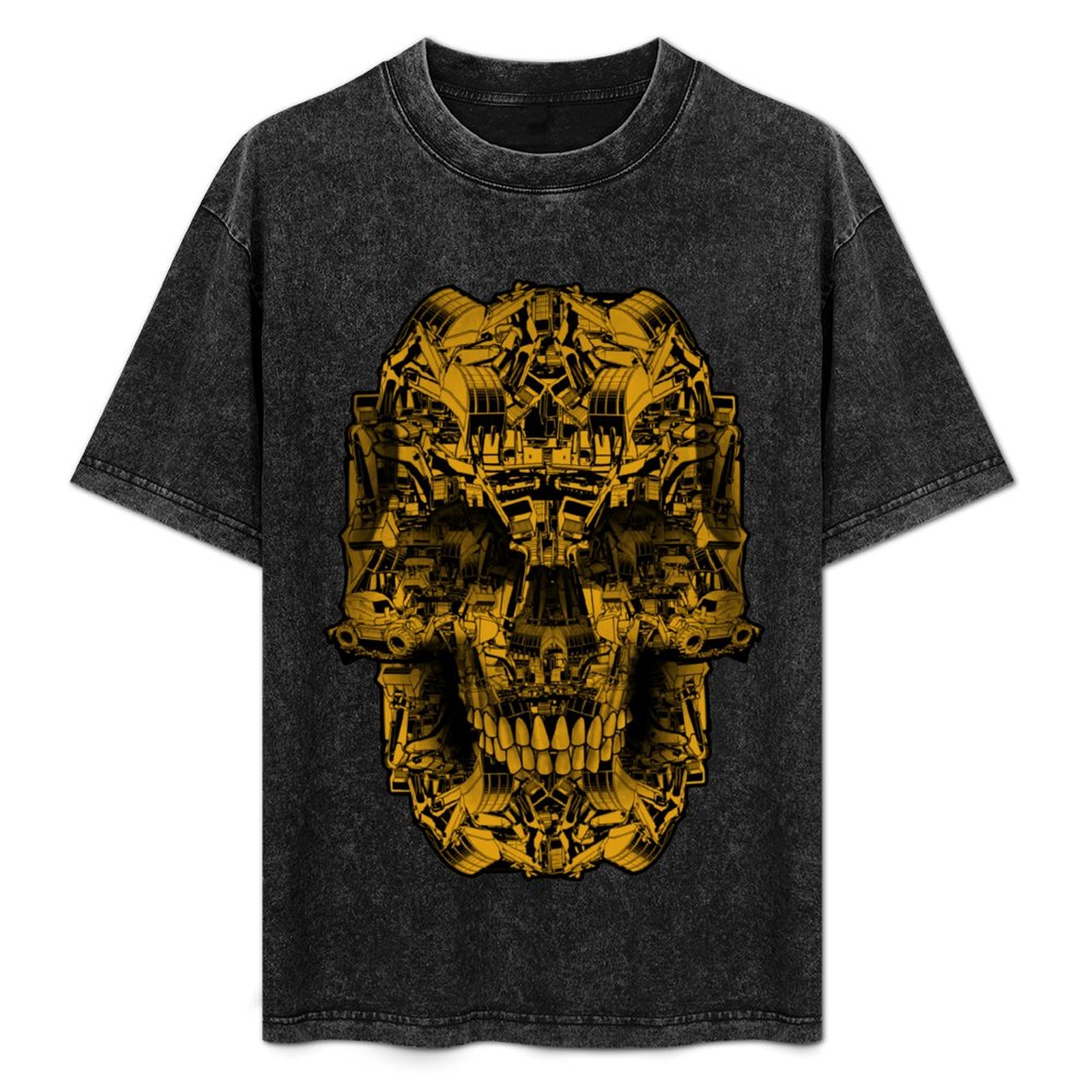 Fishing Equipment In China - Skull Heavy Equipment T-Shirt Quick Dry