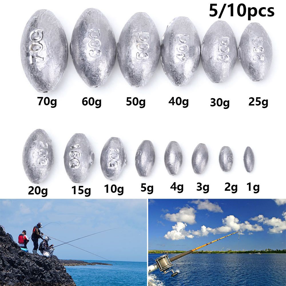 Carp Fishing Tackle - 5/10Pcs High Quality Line Sinkers Weights