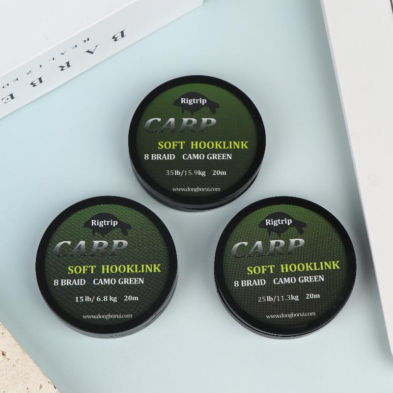 Braided Fishing Line - 20m Green Carp Fishing Line Soft