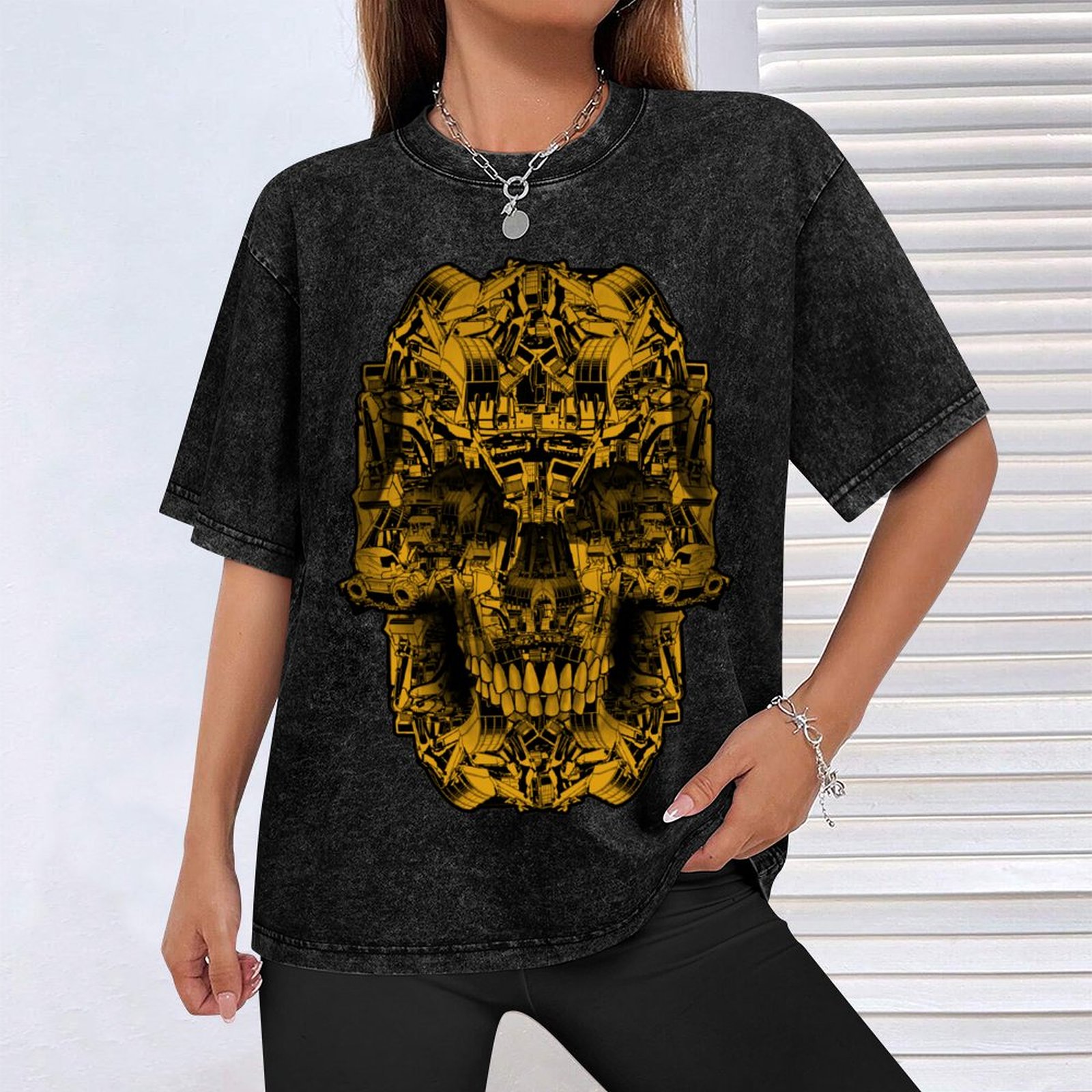 Skull Heavy Equipment T-Shirt  - Fishing Equipment In China incelemesi ve fiyatı