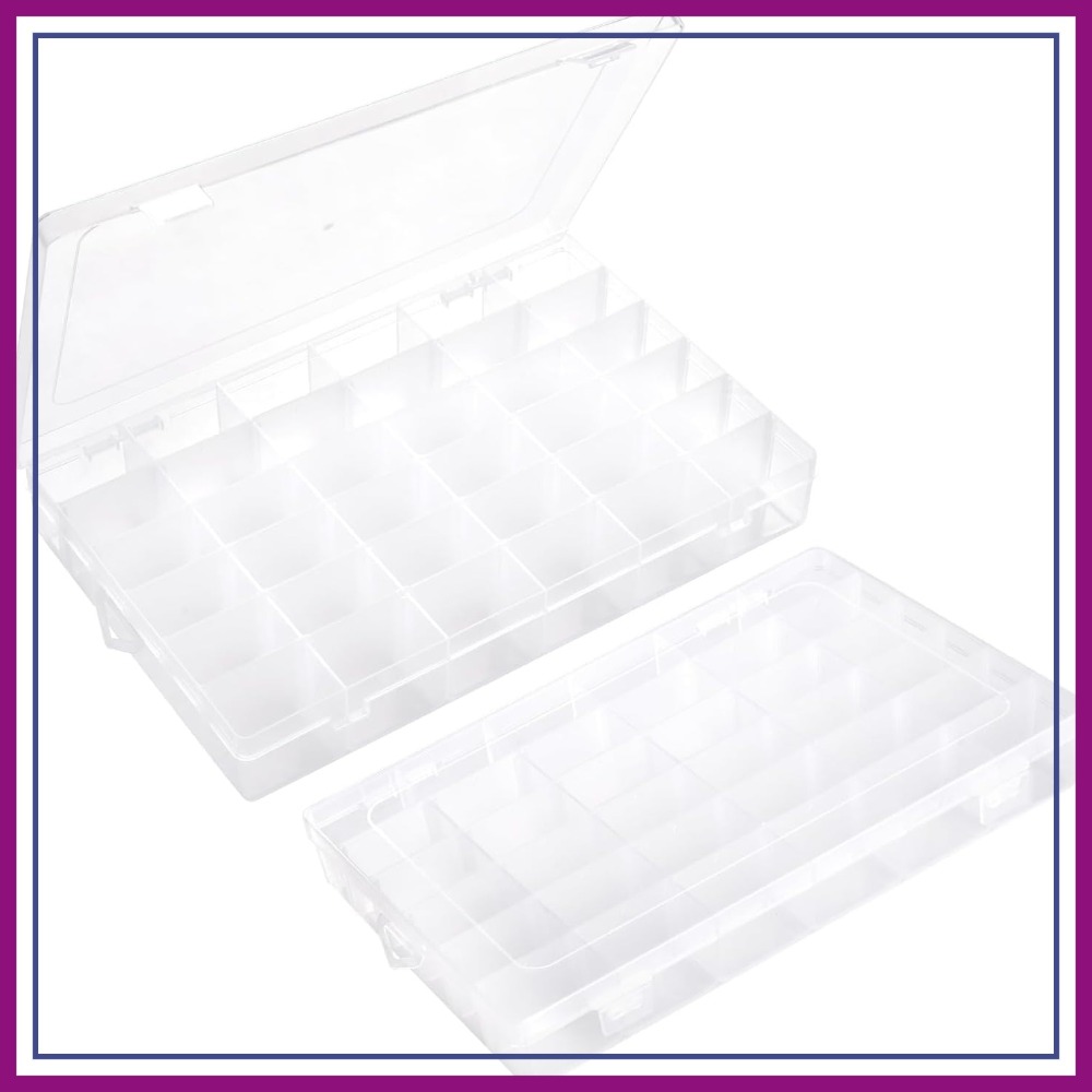 2Pcs Clear Plastic Storage Box - Tackle Box incelemesi ve fiyatı