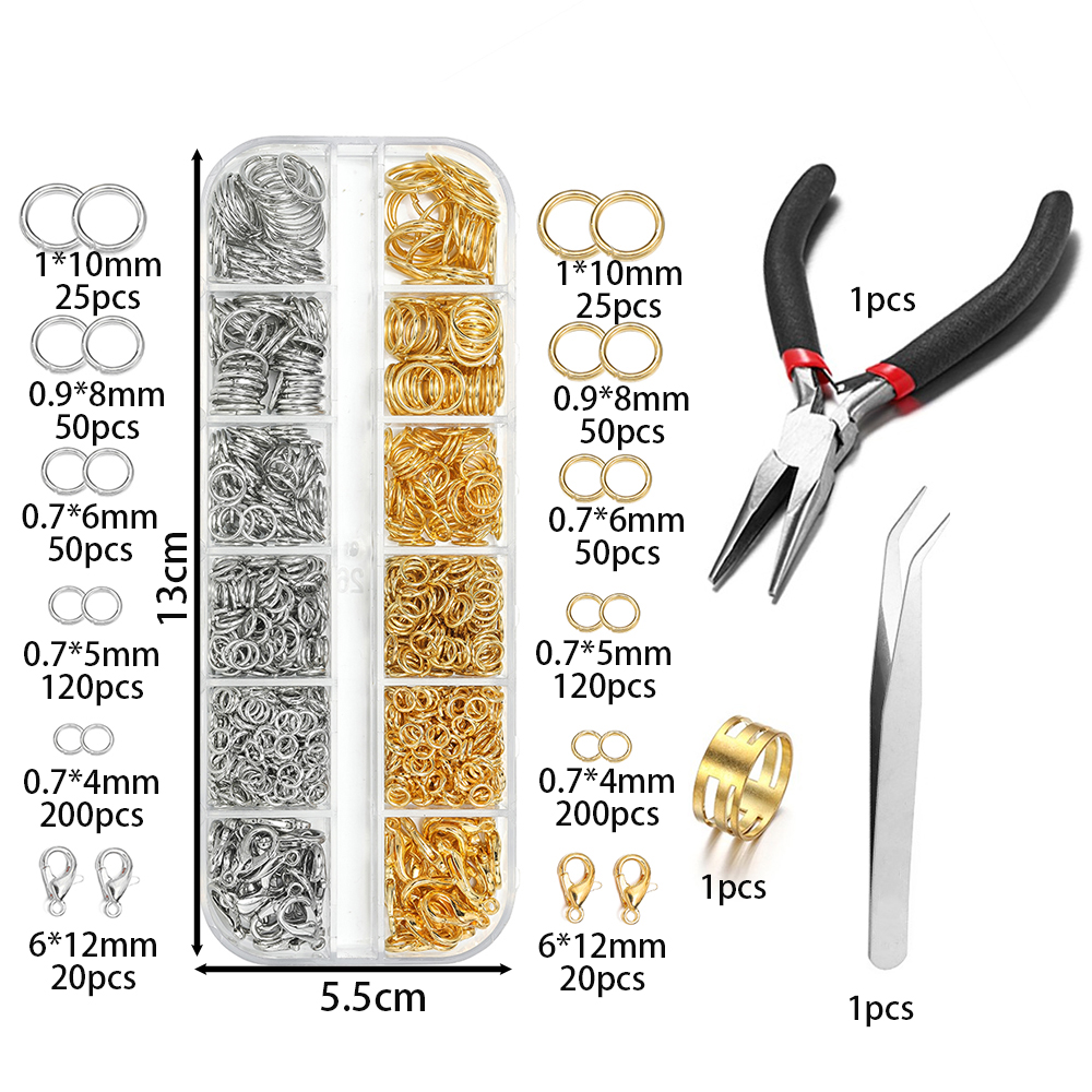 930pcs/Box Jewelry Findings Ki - Fishing Pliers incelemesi ve fiyatı