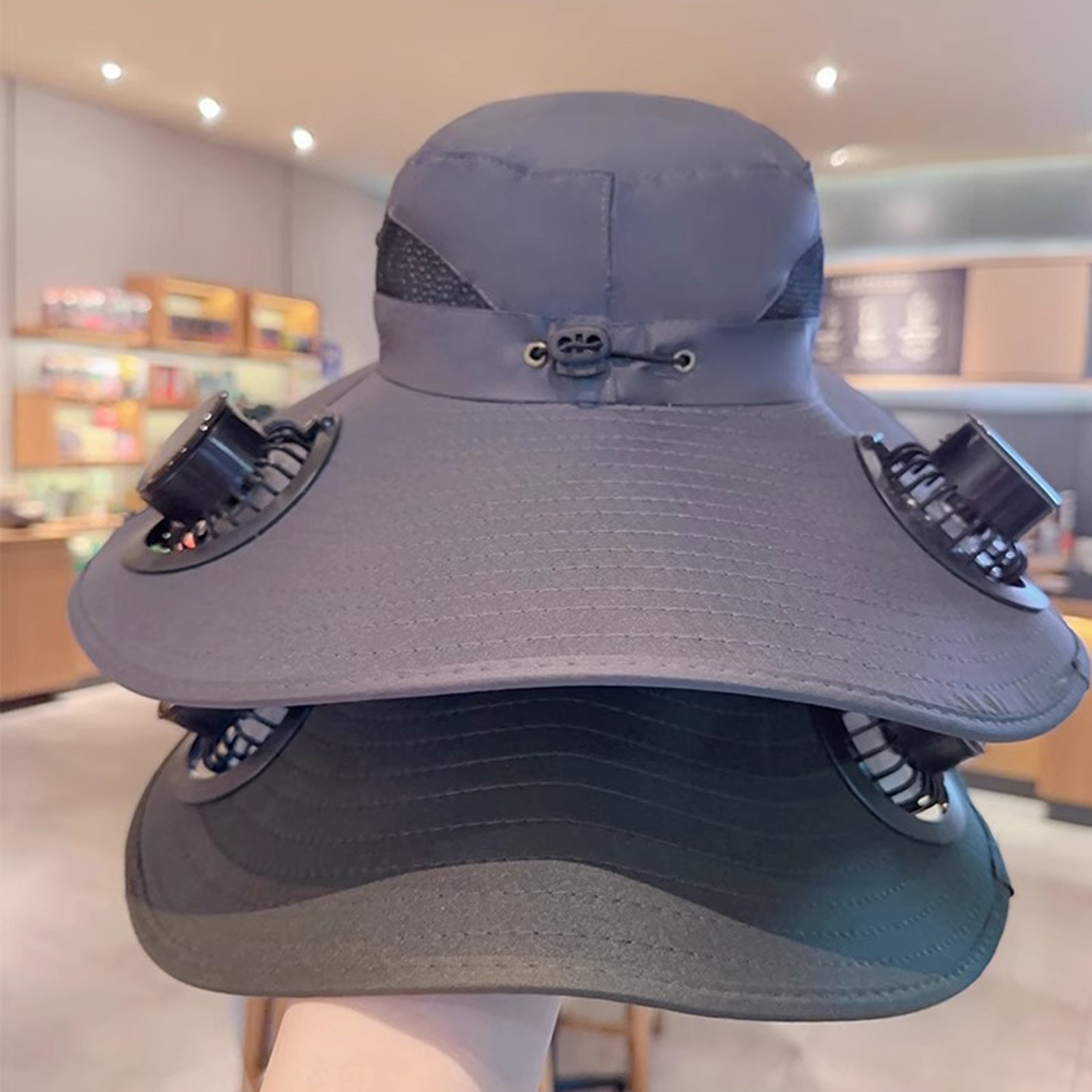 Solar Fan Equipped Wide Brim S - Fishing Equipment In China incelemesi ve fiyatı