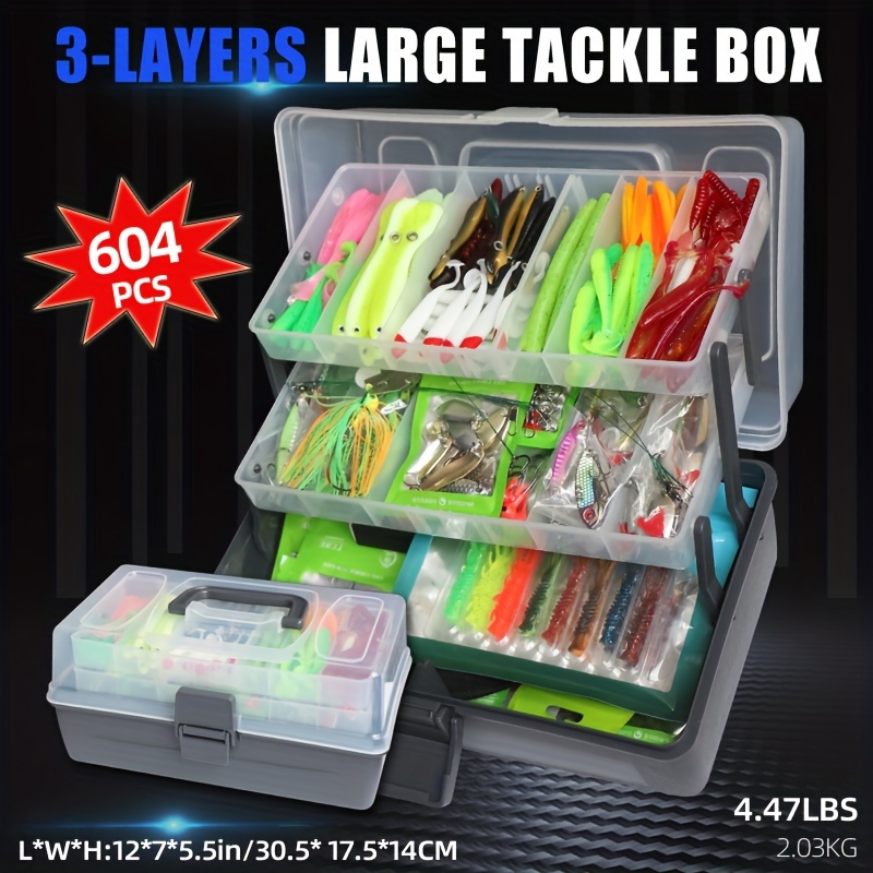604pcs Fishing Lures Bait Tack - Fishing Equipment In China incelemesi ve fiyatı