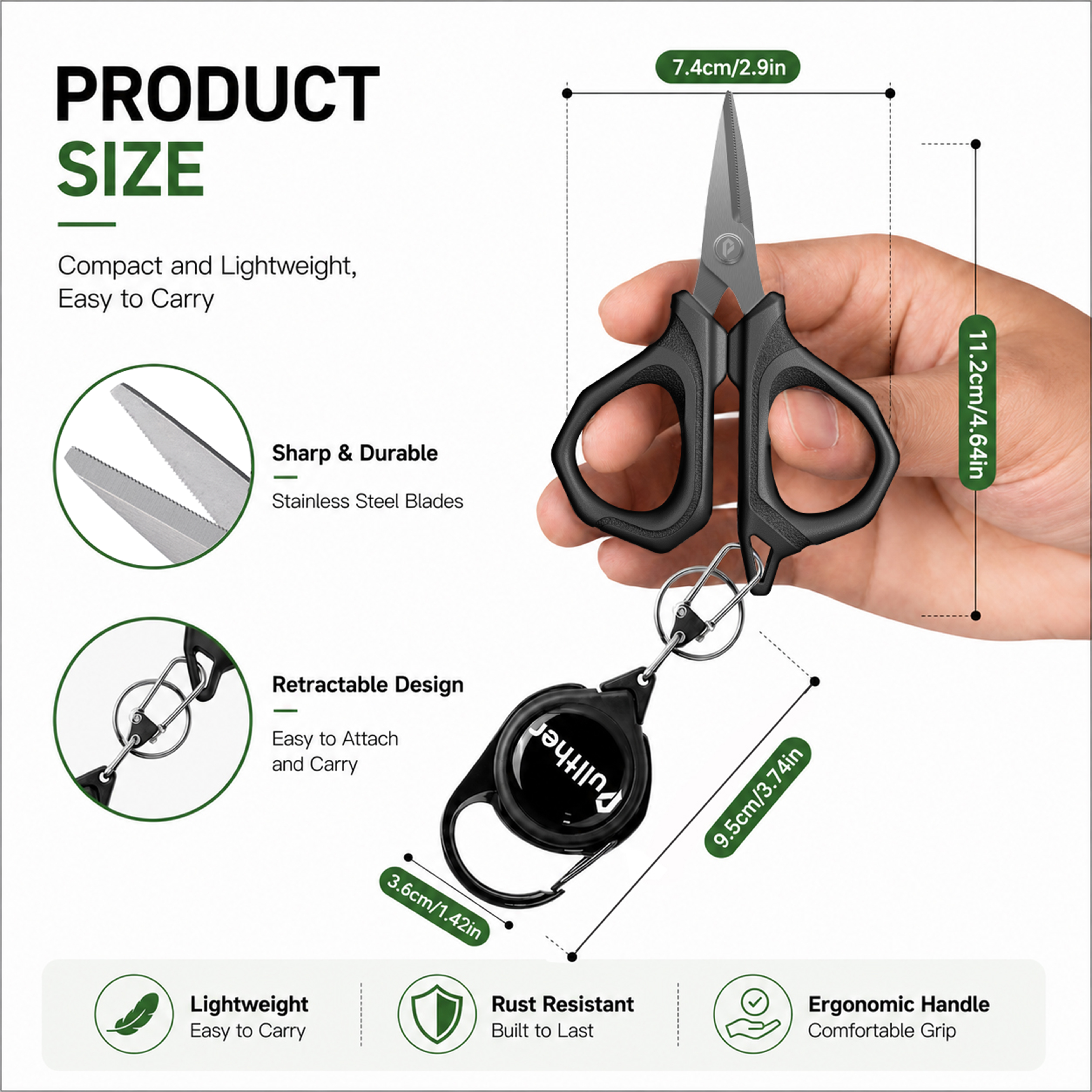 Fishing Scissors Stainless Ste - Braided Fishing Line incelemesi ve fiyatı