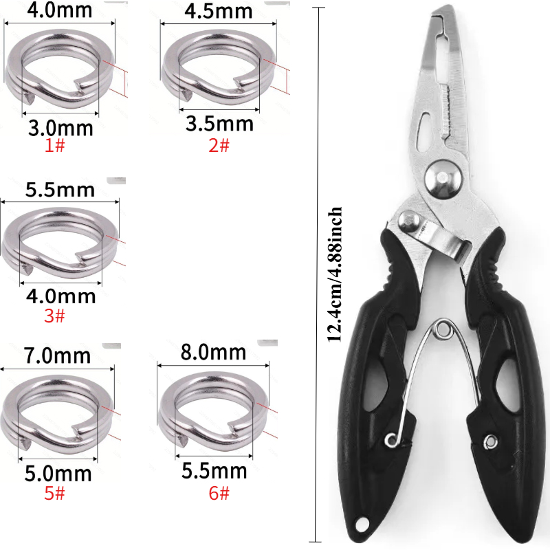 151pcs Stainless Steel Fishing - Fishing Pliers incelemesi ve fiyatı