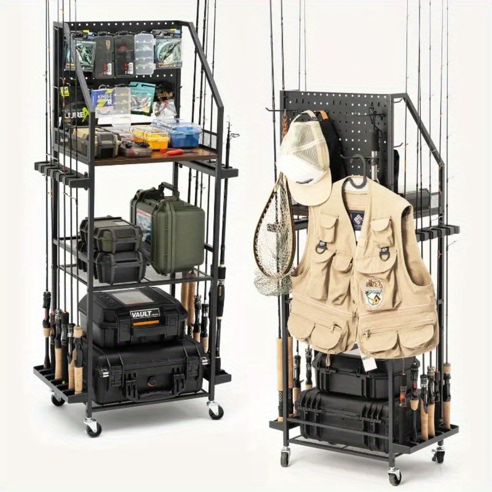 Fishing Rod Holders for Garage - Tackle Box incelemesi ve fiyatı