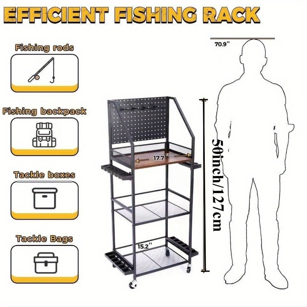 Fishing Rod Holders for Garage - Tackle Box incelemesi ve fiyatı