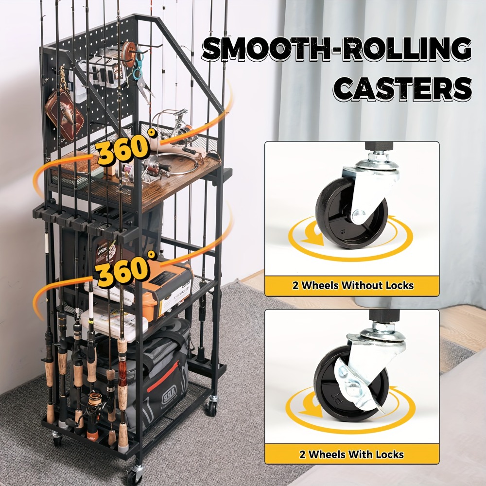 Fishing Rod Holders for Garage - Tackle Box incelemesi ve fiyatı