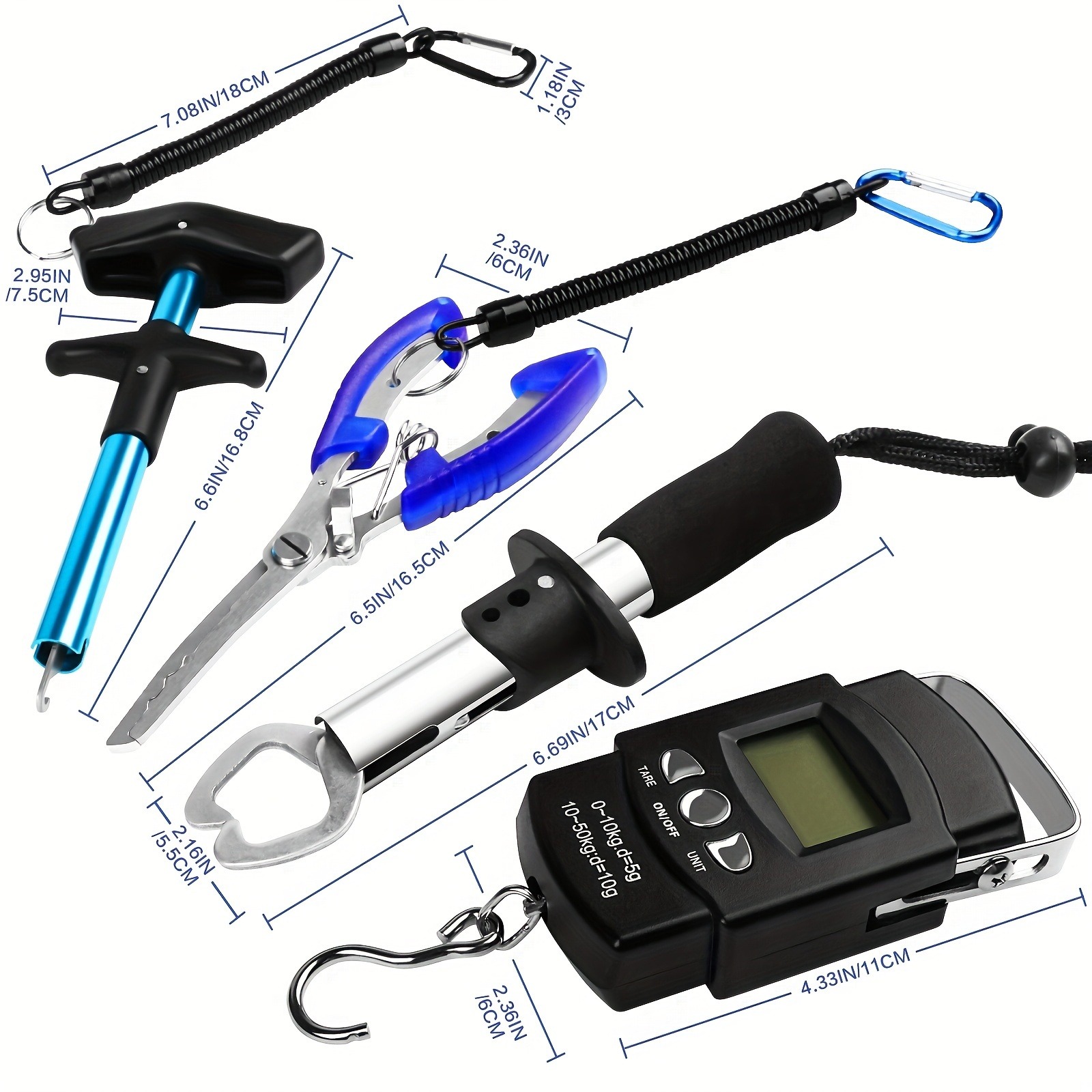 7Pcs Foldable Stainless Steel  - Fishing Pliers incelemesi ve fiyatı
