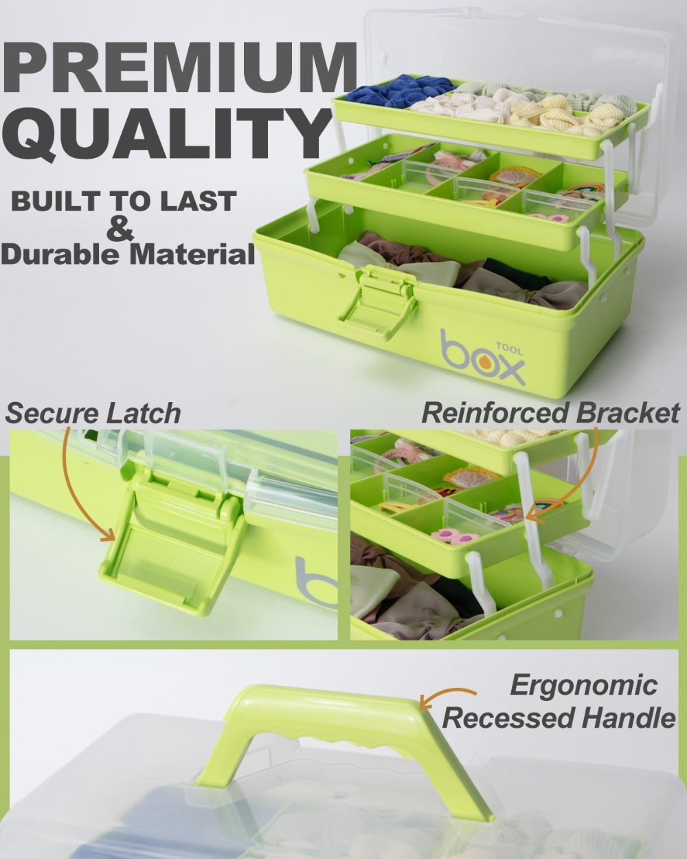 3-Layer Portable Folding Tackl - Tackle Box incelemesi ve fiyatı