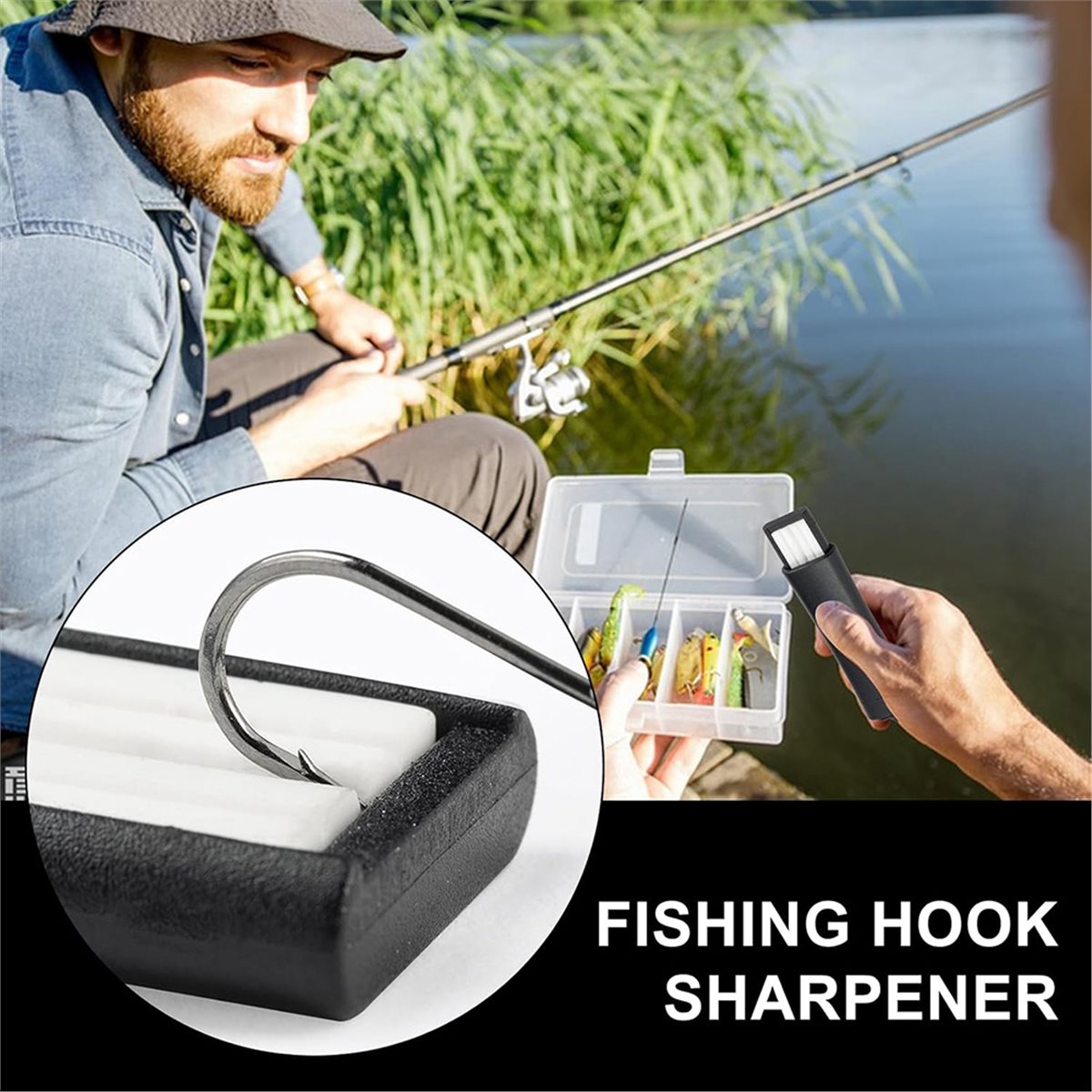 Fishing Hook Sharpener - Compa - Tackle Box incelemesi ve fiyatı