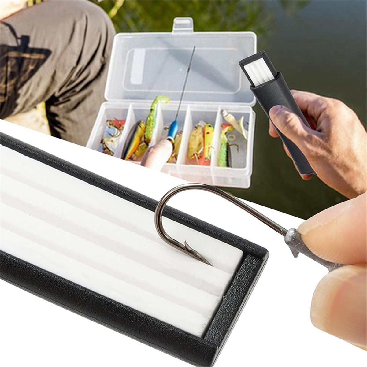 Fishing Hook Sharpener - Compa - Tackle Box incelemesi ve fiyatı